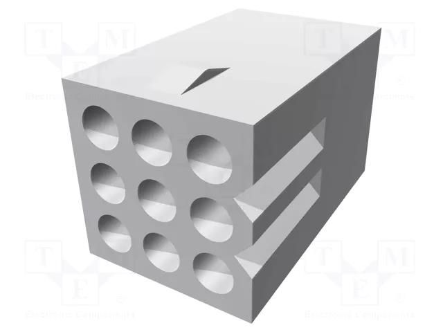 Connector: wire-wire; plug; male/female; PIN: 9; Standard .062" MOLEX MX-03-06-1092