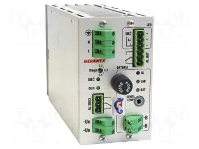 Power supply: buffer; for building in,modular; 125W; 12VDC; 10A MERAWEX ZM12V10A-151A