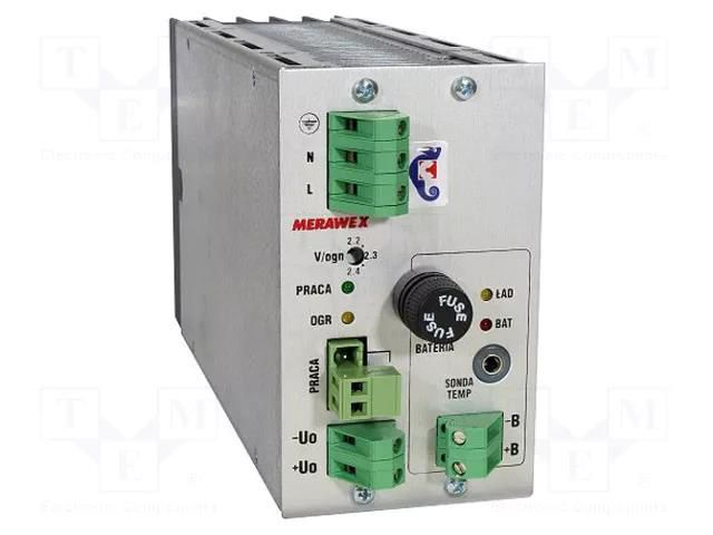 Power supply: buffer; for building in,modular; 600W; 48VDC; 12A MERAWEX ZM48V12A-600B