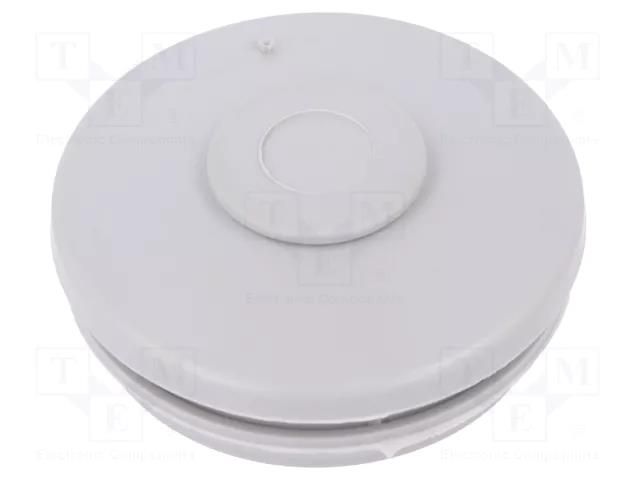 Grommet; elastomer thermoplastic TPE; grey; Holes no: 1; -35÷60°C SPELSBERG DMS-M32