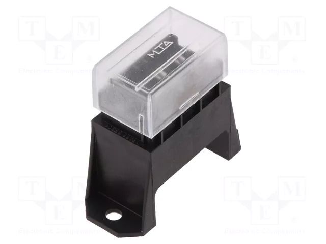 Fuse boxes; 19mm; 80A; screw,push-in; Leads: connectors; ways: 4 MTA MTA-0X00540