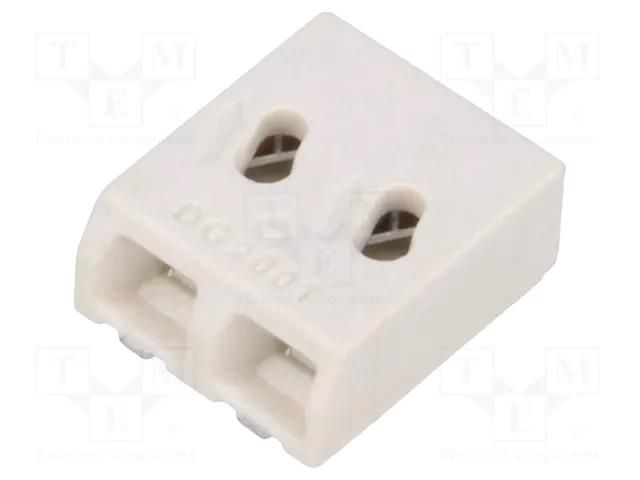 Connector: plug-in; LED Light; DG2001; 3A; 160V; SMT; 26AWG÷22AWG DEGSON ELECTRONICS DG2001-02P