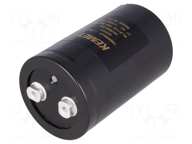 Capacitor: electrolytic; 180mF; 40VDC; Ø66x105mm; Pitch: 28.5mm KEMET ALS71A184MF040