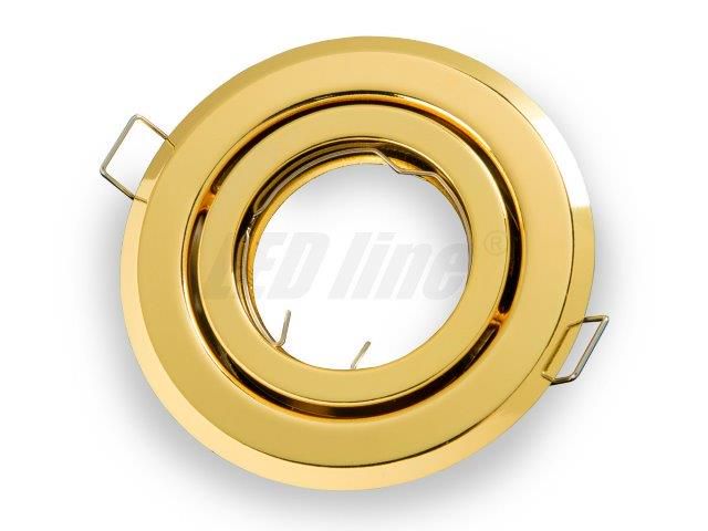 LED line® downlight round adjustable gold 242755 5901583242755