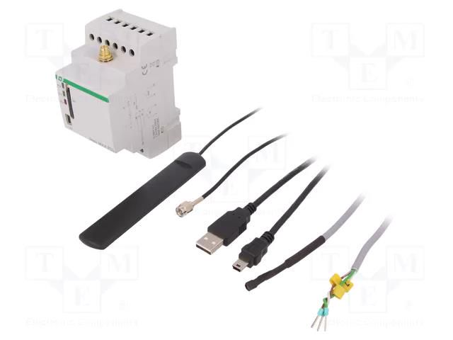 GSM module controller; for DIN rail mounting; 230VAC; relay F&F SIMPLYMAX-P03