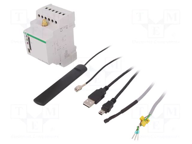 GSM module controller; for DIN rail mounting; 230VAC; relay F&F SIMPLYMAX-P03