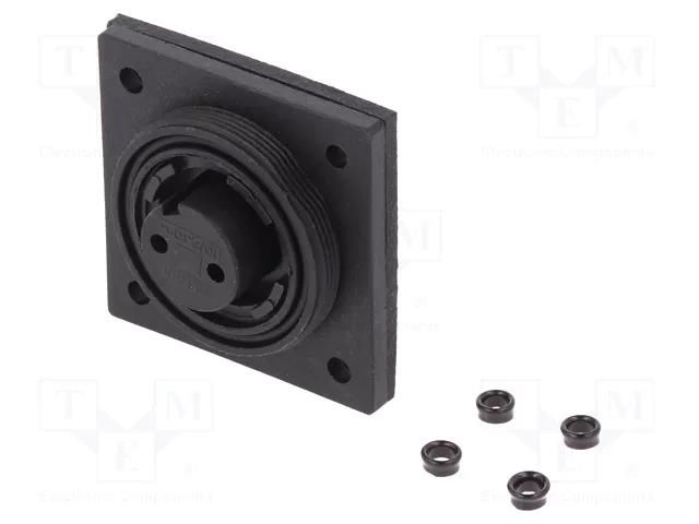 Connector: circular; socket; female; PIN: 2; 12A; 250V; IP68; UL94V-0 BULGIN PX0764/S
