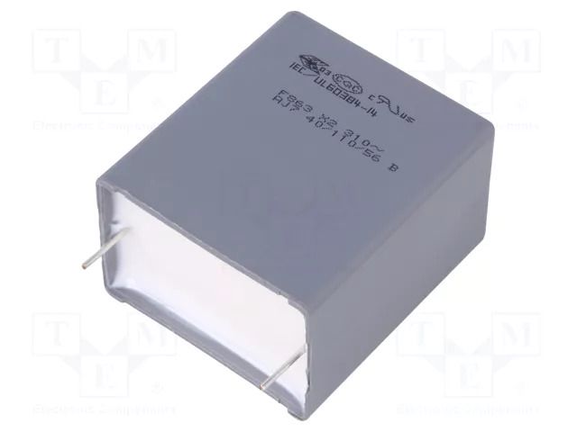 Capacitor: polypropylene; X2; F863; 4.7uF; 630VDC; 310VAC; THT; ±10% KEMET F863FW475K310Z