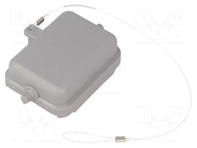 Protection cover; size E6; for latch; C146,heavy|mate; polyamide AMPHENOL C146-10Z0061001