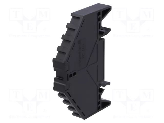 Marker holder; black; TS35 x 7.5 WEIDMÜLLER BZTPRV4SW35X7.5