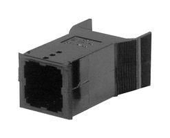 PLUG/RCPT HOUSING, 1POS, PC, BLACK 1461G1-BK