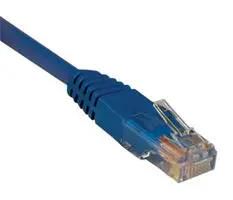 NETWORK CABLE, CAT5/E, 0.305M, BLUE N002-001-BL