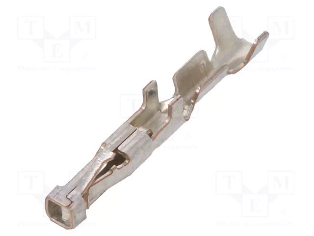 Contact; female; Micro MATE-N-LOK; tinned; 0.05÷0.12mm2; crimped TE Connectivity 794611-1