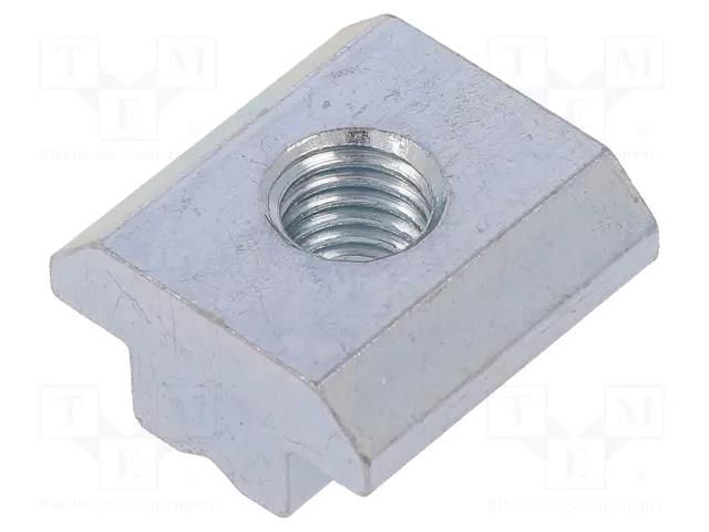 Nut; for profiles; Width of the groove: 10mm; steel; zinc; T-slot FATH FA-096038