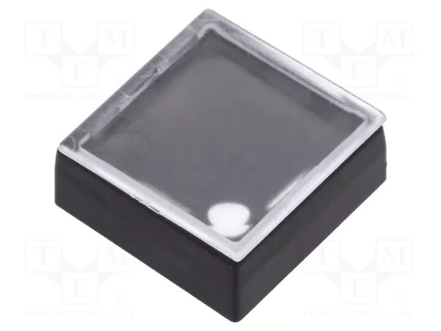 Button; rectangular; colourless; ABS; 18.3x18.3mm Marquardt 834.900.013