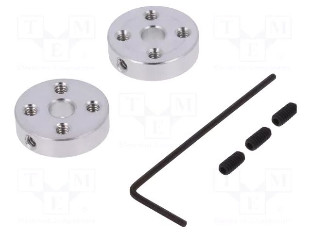 Bracket wheel; Kit: adapter,allen wrench,mounting screws; 2pcs. POLOLU POLOLU-1203