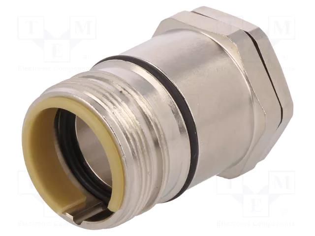 Enclosure for connectors: M23; ComLock,external thread; EMC HARTING 09151000373