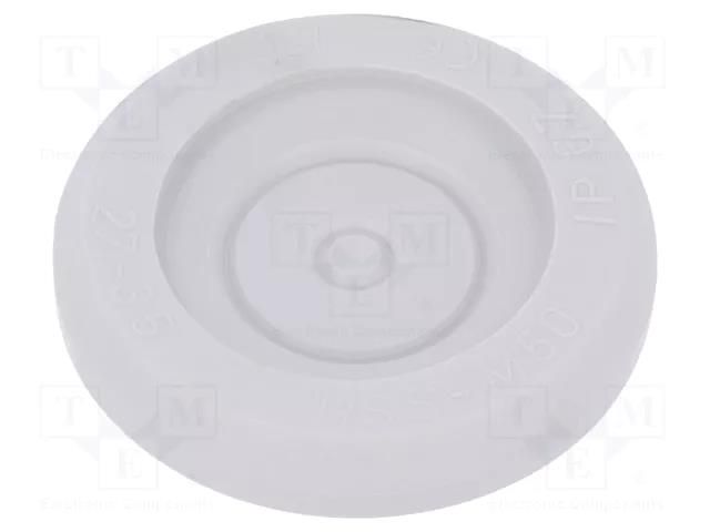 Grommet; Ømount.hole: 50mm; elastomer thermoplastic TPE; grey HT HI TECH POLYMERS HSS-M50-TPE