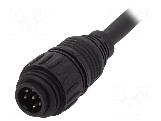 Connector: circular; plug; PIN: 7; male; cables; ECOMATE (C016) AMPHENOL CA0161A02601512
