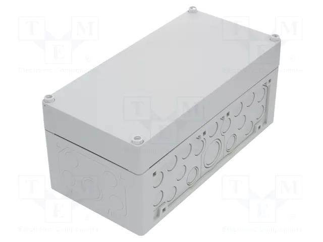 Enclosure: junction box; X: 150mm; Y: 300mm; Z: 132mm; polystyrene SPELSBERG AKL-1-G