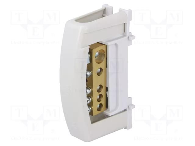 Connector: terminal block; 125A; 500V; screw terminal; 16÷35mm2 PAWBOL PE.4124SP