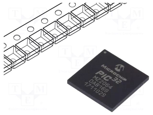 IC: PIC microcontroller; 2048kB; 2.2÷3.6VDC; SMD; LFBGA169; PIC32 MICROCHIP TECHNOLOGY 32MZ2064DAB169-IHF