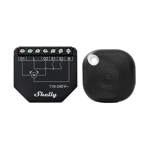 WiFi Shelly Shutter + BLU Button Tough 1 blinds/curtains controller, Shelly Shutter+BLUB1