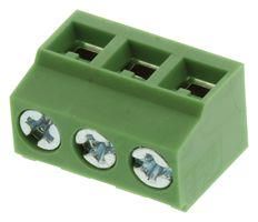 TERMINAL BLOCK PCB, 3 POSITION, 26-14AWG, 5MM MCTB-61C03