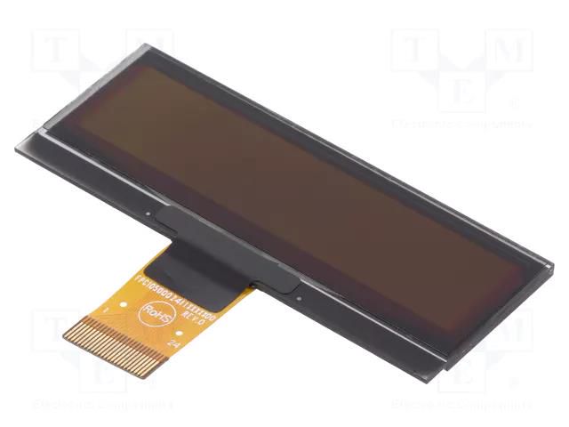 Display: OLED; graphical; 2.2"; 128x32; Dim: 62x24x2.35mm; white DISPLAY ELEKTRONIK DEP128032A-W