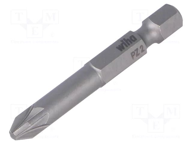 Screwdriver bit; Pozidriv®; PZ2; 1/4"; Overall len: 50mm WIHA WIHA.7042Z/PZ2/50