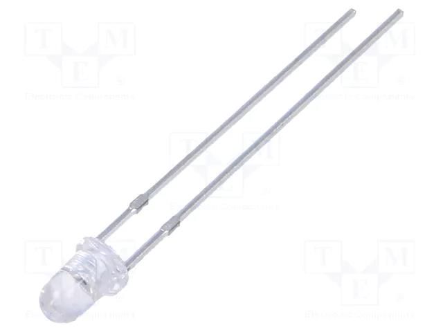 LED; yellow green; 3mm; 600mcd; 30°; Front: convex; 1.8÷2.6VDC FORYARD FYL-3014SUGC1A