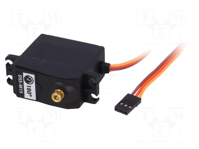 Motor: servo; 4.8÷7.2VDC; standard; analogue; 54.5x20x47.5mm; 180° DFROBOT DF-SER0019