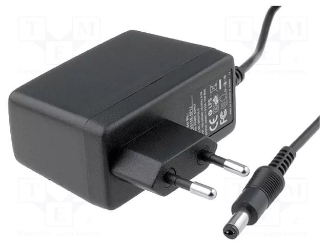 Power supply: switching; mains,plug-in; 18VDC; 0.83A; 15W; 78% MEAN WELL GS15E-5P1J