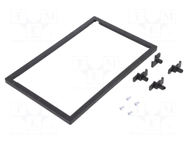 Frontal bezel; plastic; Colour: black OLIMEX LCD7-FRAMEKIT