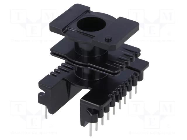 Coil former: with pins; plastic; No.of term: 18; Poles number: 2 FERYSTER ETD39-KV-18P-2S