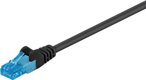 CAT 6A Patch Cable, U/UTP, black, 50 m - copper conductor (CU), halogen-free cable sheath (LSZH) 55416