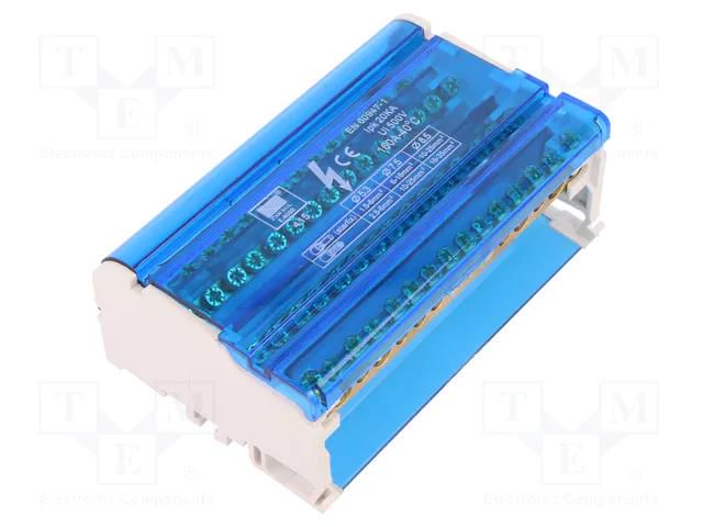 Splice terminal: distribution block; 160A; 500V; screw terminal PAWBOL PE.4088