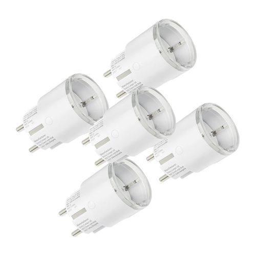 Set of 5 Shelly Plug S MTR Gen3 12A smart outlets (white), Shelly PlugSMTRgen3x5