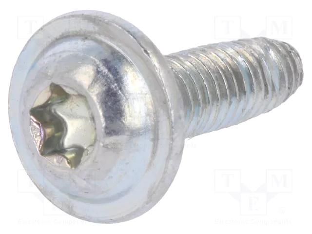 Screw; for metal; with flange; 3.5x12; Head: button; Torx®; TX15 BOSSARD B3.5X12/BN20191