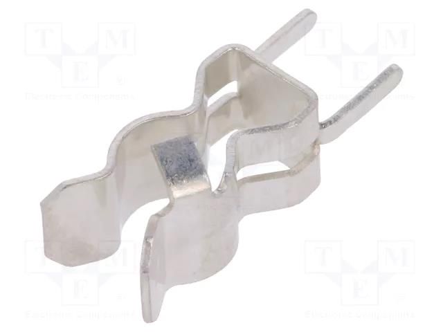 Fuse clips; cylindrical fuses; THT; 5x20mm; 6.3A; Pitch: 5mm; OG SCHURTER 0751.0062