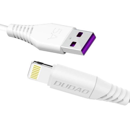 Dudao USB / Lightning 3A 1m white cable (L2L 1m white), Dudao 6970379613849 6970379613849