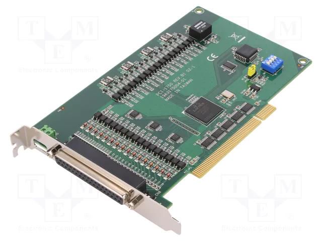 Isolated digital I/O card; D-Sub 37pin,female; 175x100mm ADVANTECH PCI-1750-BE