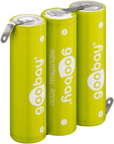 3x AA (Mignon) - 2100 mAh, Solder tail (Z), (NiMH) 3.6 V 55652 4040849556524