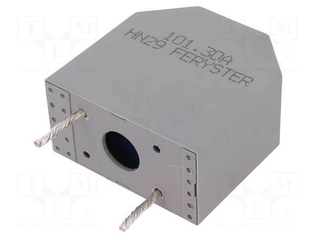 Inductor: wire; THT; 100uH; 30A; 9.66mΩ; Pitch: 29x16mm; Ø: 62mm FERYSTER DTMSS-47/0.1/30CV