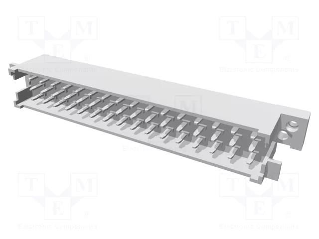 Connector: DIN 41612; socket; male; PIN: 32; straight; 6A; THT; d+z HARTING 09060322941