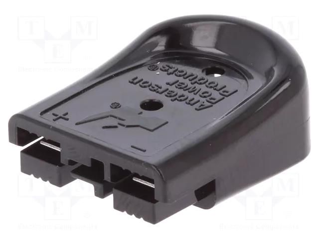 Connector: DC supply; plug; SBS® Mini; hermaphrodite; PIN: 2; black ANDERSON POWER PRODUCTS B02265G2