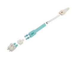 FIBER OPTIC CONN, LC, DUPLEX, 2MM FOC-LCMM0220-AQUER