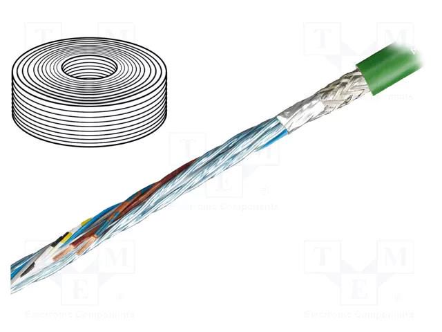 Wire: test lead cable; chainflex® CF884,hybrid; green; stranded IGUS CF884.015