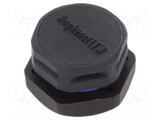 Pressure compensation device; IP68; -40÷125°C; Thread: M12 AMPHENOL VENT-PS1YBK-N8001