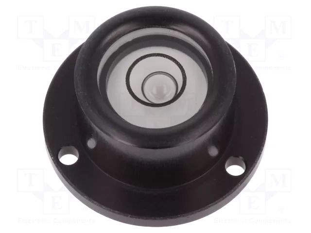 Spirit level; mounting flange, for bolting surface; H: 10mm ELESA+GANTER GN2277-ALS-20-K30A